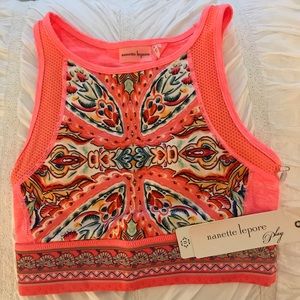 NANETTE LEPORE sports bra size XS. NEW WITH TAGS